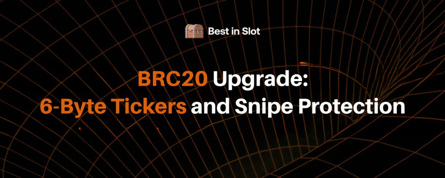 BRC20 6-Byte Tickers and Snipe Protection